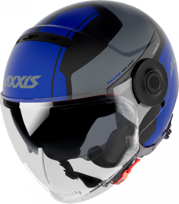 Otevřená helma AXXIS 426188717114 RAVEN SV ABS milano matt blue S