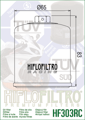 Olejový filtr HIFLOFILTRO HF303RC