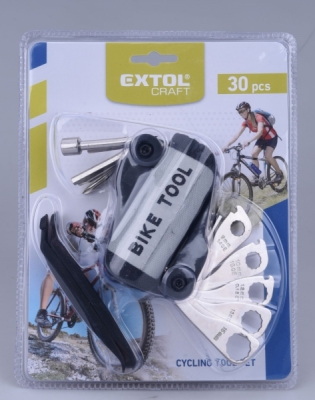 EXTOL CRAFT Nářadí na kolo, sada 30ks, 6569