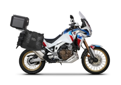 Kompletní sada sedlových brašen SHAD 130.kitTR40side-145 TERRA TR40 a hliníkového 55L vrchního kufru, včetně montážní sady SHAD HONDA CRF 1100 L AFRICA TWIN ADV