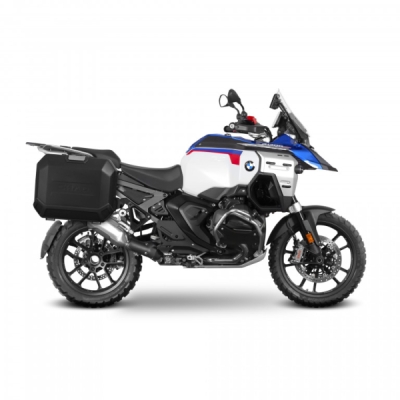 Kompletní sada bočních hliníkových kufrů SHAD 130.kitTERRAside-67B TERRA 36L/47L, včetně montážní sady SHAD BMW R 1300 GS Adventure