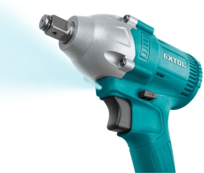 Utahovák rázový aku 1/2", brushless, 18V Li-ion, bez baterií a nabíječky EXTOL INDUSTRIAL