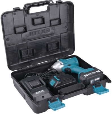 Utahovák rázový aku 1/2", brushless, 18V Li-ion, bez baterií a nabíječky EXTOL INDUSTRIAL