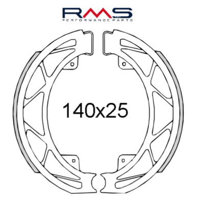 Brzdové čelisti RMS 225120560