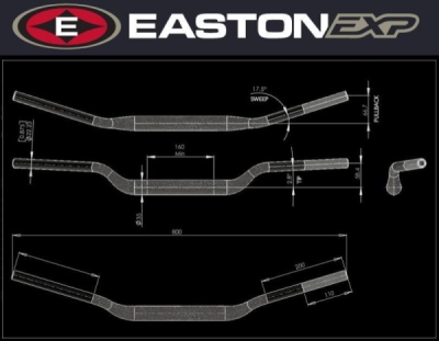 Řidítka EASTON EXP EXP M 58 67