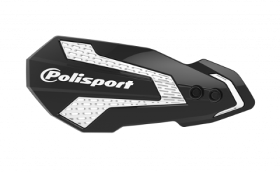Chrániče páček POLISPORT 8308200017 MX FLOW s montážní sadou Black/white