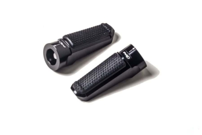 Stupačky bez adaptérů PUIG SPORT 7318N černý s gumou