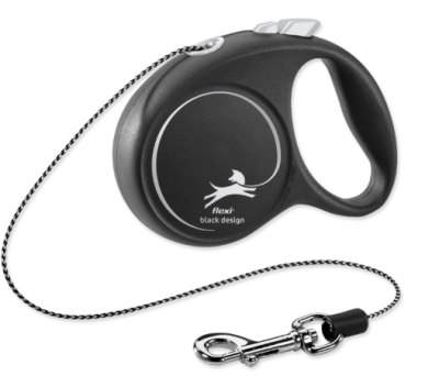 Vodítko Flexi Black Design lanko XS černé 3m