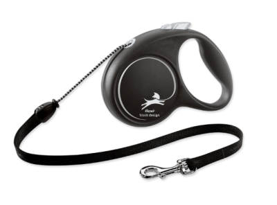 Vodítko Flexi Black Design lanko M černé 5m
