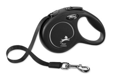 Vodítko Flexi Classic New páska XS černé 3m