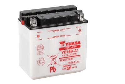 Yumicron akumulátor vč. kyseliny YUASA 102100 YB16B-A1 (706.102100)