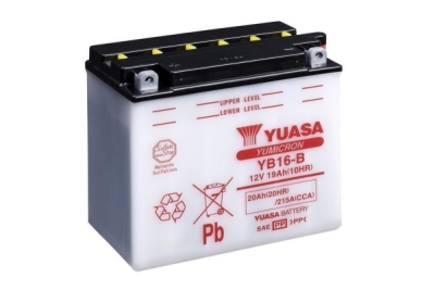 Yumicron akumulátor vč. kyseliny YUASA 102093 YB16-B (706.102093)