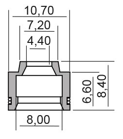 Gufero RMS 100669290 valve stem