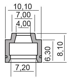 Gufero RMS 100669250 valve stem