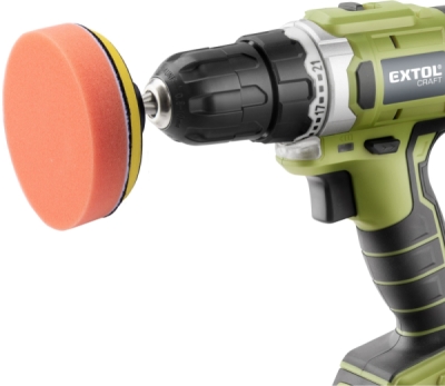 Sada čistících/leštících výseků na vrtačku 10ks, průměr 100mm, 3x3druhy EXTOL CRAFT