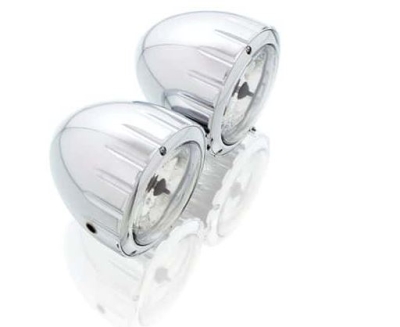 Light CUSTOMACCES TWIN FD0002J inox 90MM DE DIAM.3 1/2"