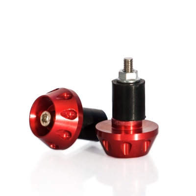 Závažíčka řidítek MOTION STUFF STF-202-1034 červená (d18-20mm)
