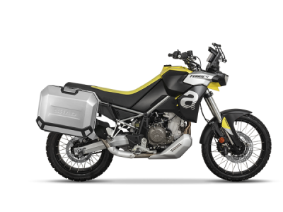 Kompletní sada bočních hliníkových kufrů SHAD 130.kitTERRAside-65 TERRA 36L/47L, včetně montážní sady SHAD Aprilia Tuareg 660