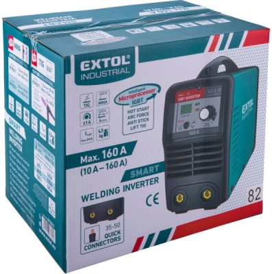Invertor svařovací 160A Smart EXTOL INDUSTRIAL