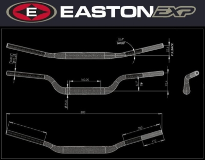Řidítka EASTON EXP EXP M 92 53
