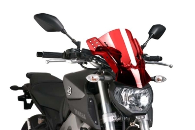 Plexi štít PUIG RAFALE 6894R červená