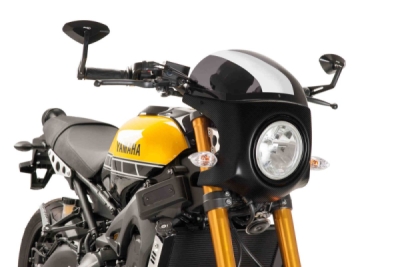 Plexi štít PUIG SEMI-FAIRING 9188F karbonový vzhled tmavá kouřová