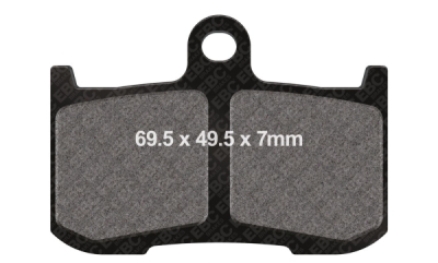 Brzdové destičky EBC GPFAX347HH