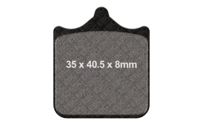Brzdové destičky EBC GPFAX604/4HH