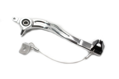 Brzdový pedál MOTION STUFF 83P-0811002 silver body, black steel fixed tip Steel Fixed Tip