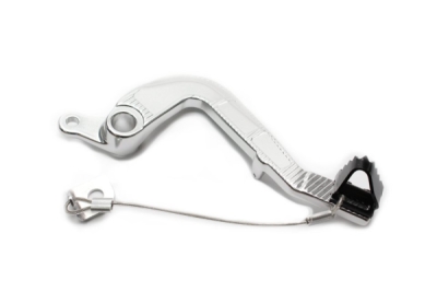 Brzdový pedál MOTION STUFF 83P-0231002 silver body, black steel fixed tip Steel Fixed Tip