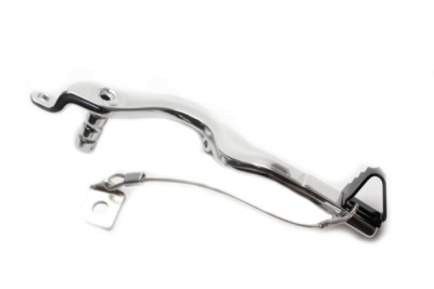 Brzdový pedál MOTION STUFF 83P-0601002 silver body, black steel fixed tip Steel Fixed Tip
