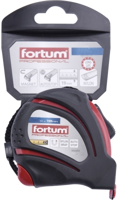 Metr svinovací, 5m, š. pásku 19mm FORTUM