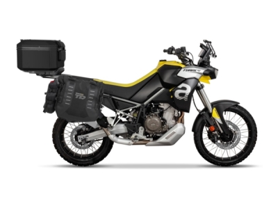 Kompletní sada sedlových brašen SHAD 130.kitTR40side-110 TERRA TR40 a hliníkového 55L vrchního kufru, včetně montážní sady SHAD APRILIA TUAREG 660