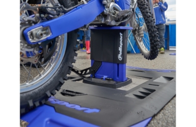 Zvedací stojan pod motorku POLISPORT 8982700005 zelená/černá