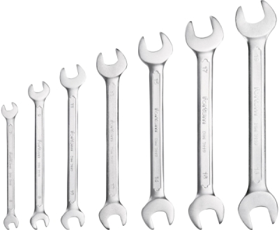 Klíče ploché, sada 7ks, 6-19mm FORTUM