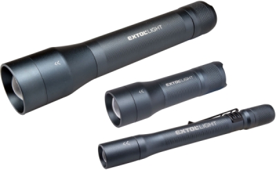 Svítilna, zoom, celokovová, 250lm, CREE XPG EXTOL LIGHT