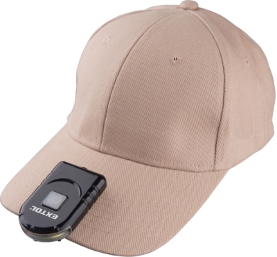 Světlo na čepici s klipem, 160lm, USB nabíjení EXTOL LIGHT