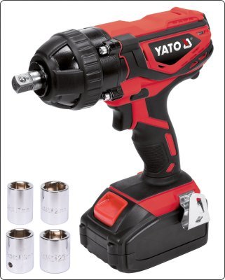 Rázový utahovák AKU 1/2" 18V 300Nm Yato YT-82804