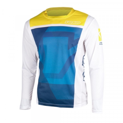 Motokrosový dres YOKO 66-176609-S KISA modrý / žlutý S (1.66-176609-S)