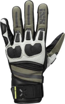 Rukavice iXS X40470-379-L MONTEVIDEO-AIR 2.0 X40470 black-green-light grey L