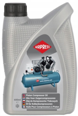 Olej pro pístové kompresory AIRPRESS, 600ml