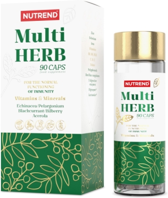 Nutrend MULTIHERB CAPS 90 kapslí