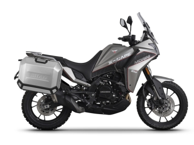 Kompletní sada bočních hliníkových kufrů SHAD 130.kitTERRAside-62 TERRA 47L/47L, včetně montážní sady SHAD Moto Morini X-Cape 649