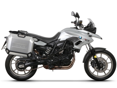 Kompletní sada bočních hliníkových kufrů SHAD 130.kitTERRAside-20 TERRA 36L/47L, včetně montážní sady SHAD BMW F 650 GS/ F 700 GS/ F 800 GS