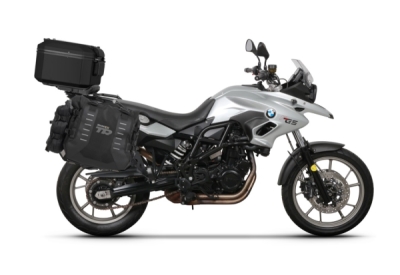 Kompletní sada sedlových brašen SHAD 130.kitTR40side-133 TERRA TR40 a hliníkového 55L vrchního kufru, včetně montážní sady SHAD BMW F650GS/F700GS/F800GS