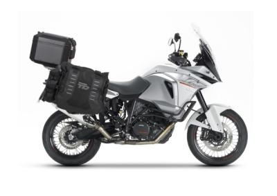Kompletní sada sedlových brašen SHAD 130.kitTR40side-143 TERRA TR40 a hliníkového 55L vrchního kufru, včetně montážní sady SHAD KTM 1290 SUPERADVENTURE