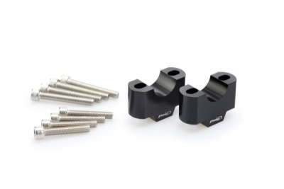 Zvýšení řidítek PUIG 3741N černý height 30mm, d 29mm