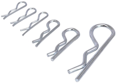 Závlačky pružinové 2.0-4.0 mm, sada 150 ks - ASTA A-TC514