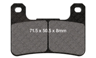 Brzdové destičky EBC GPFAX379HH