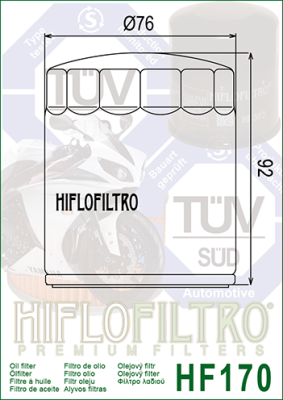 Olejový filtr HIFLOFILTRO HF170B
